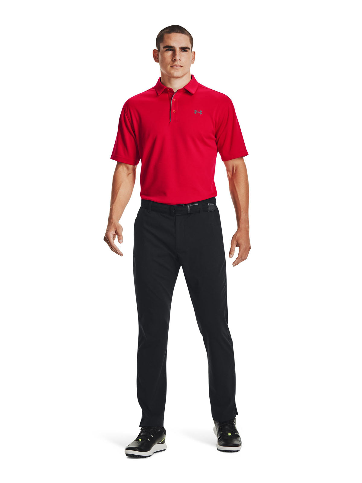 Polo Golf Hombre Color Rojo-5