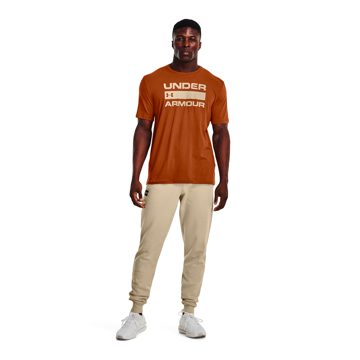 Camiseta Training Hombre Color Naranja-5