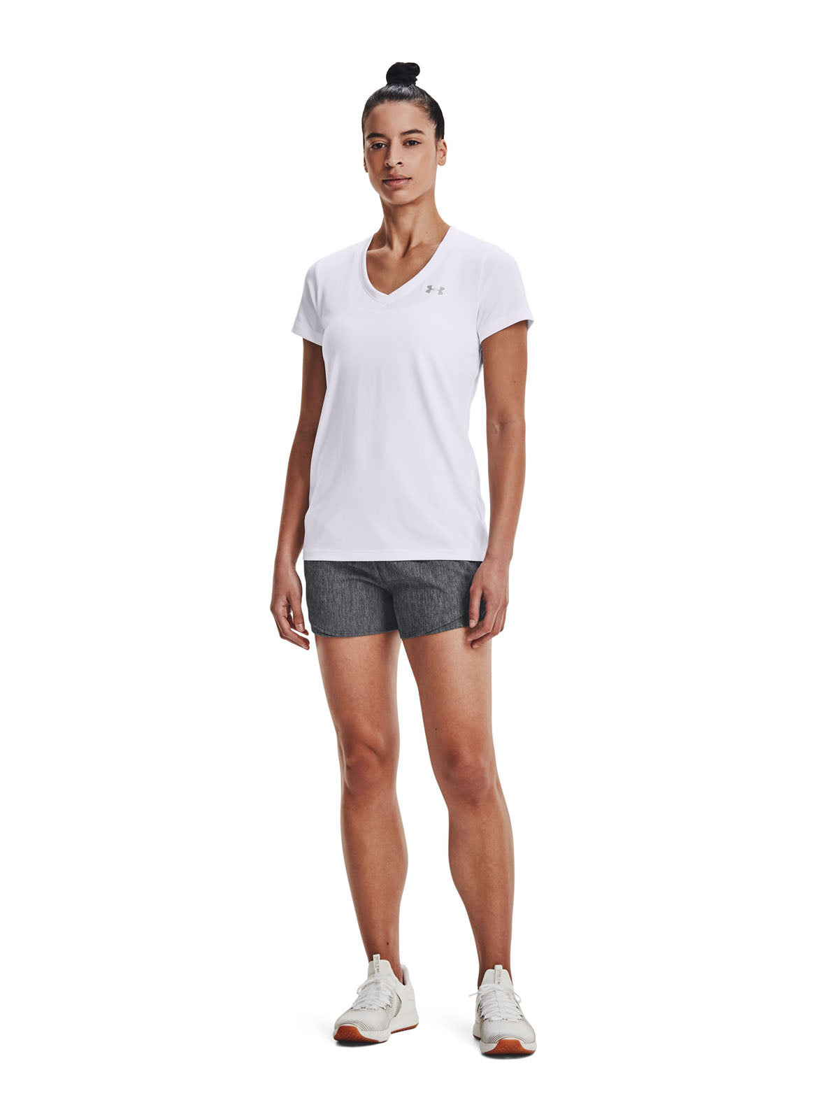 Short Fútbol Mujer Color Gris-5
