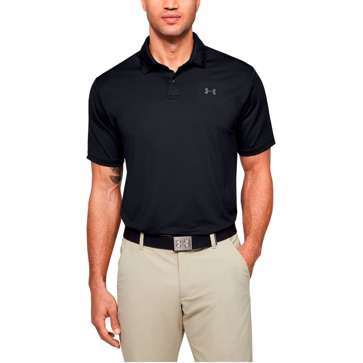 Polo Golf Hombre Color Negro-4