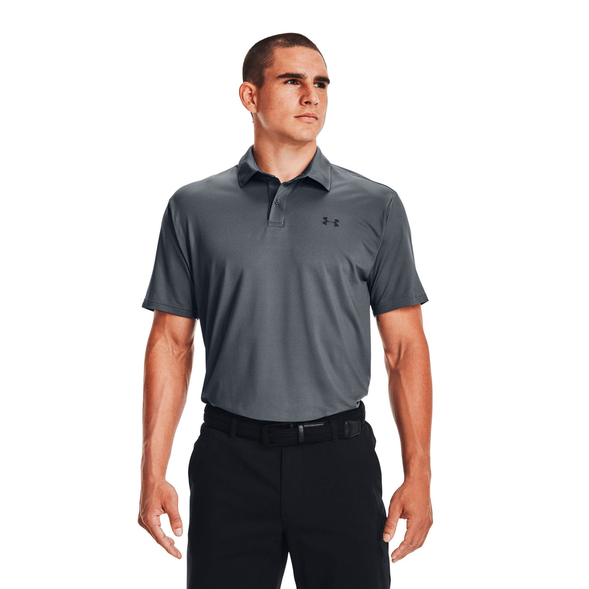 Polo Golf Hombre Color Gris-3