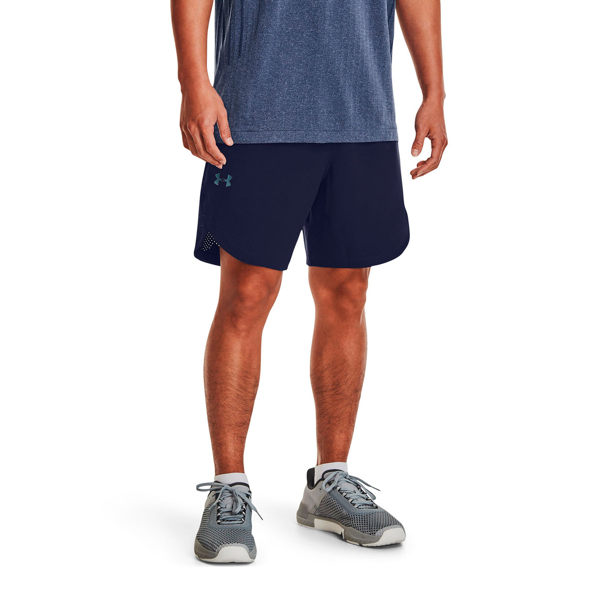 Short Fútbol Hombre Color Azul-3