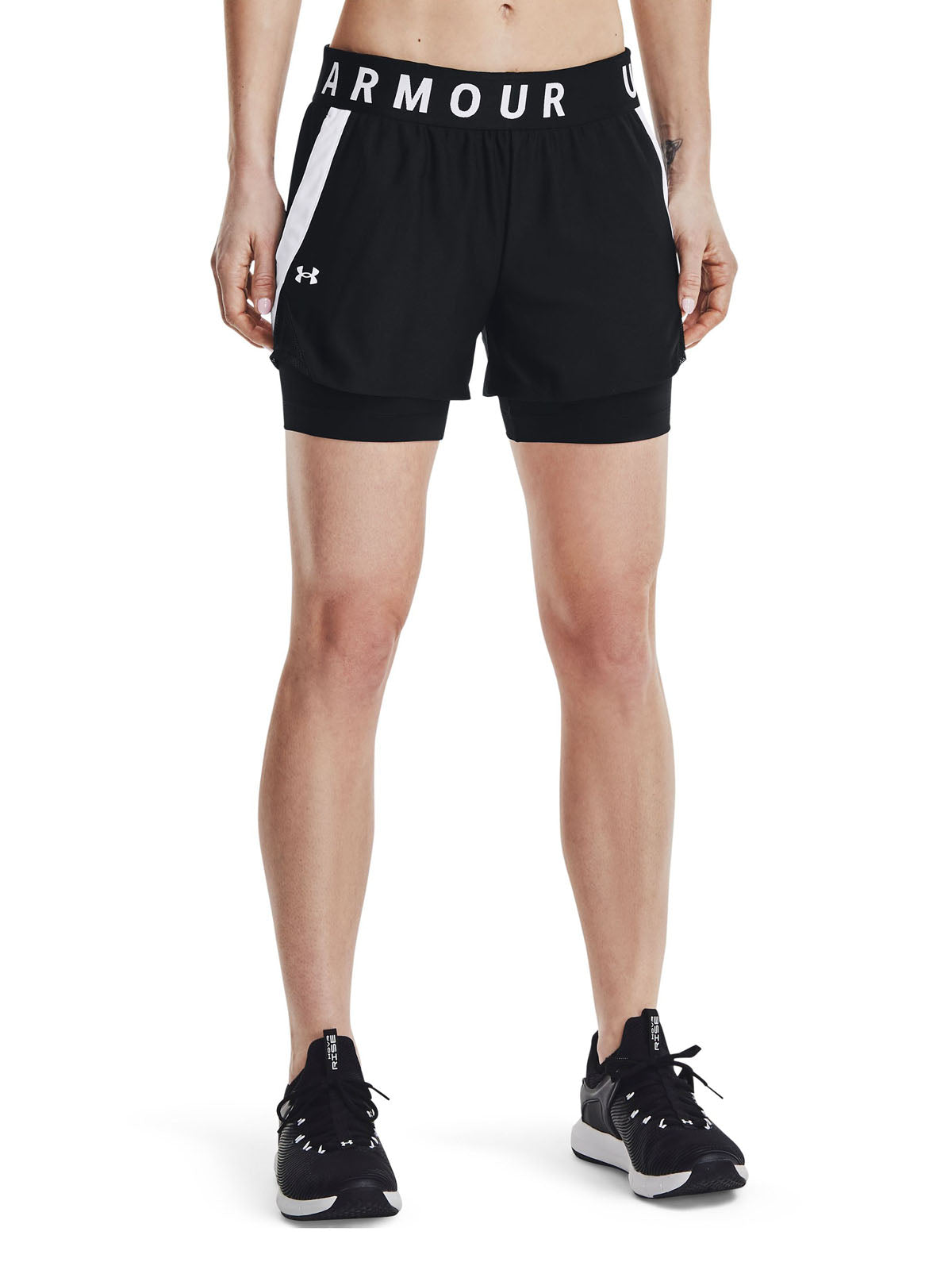 Short Fútbol Mujer Color Negro-3