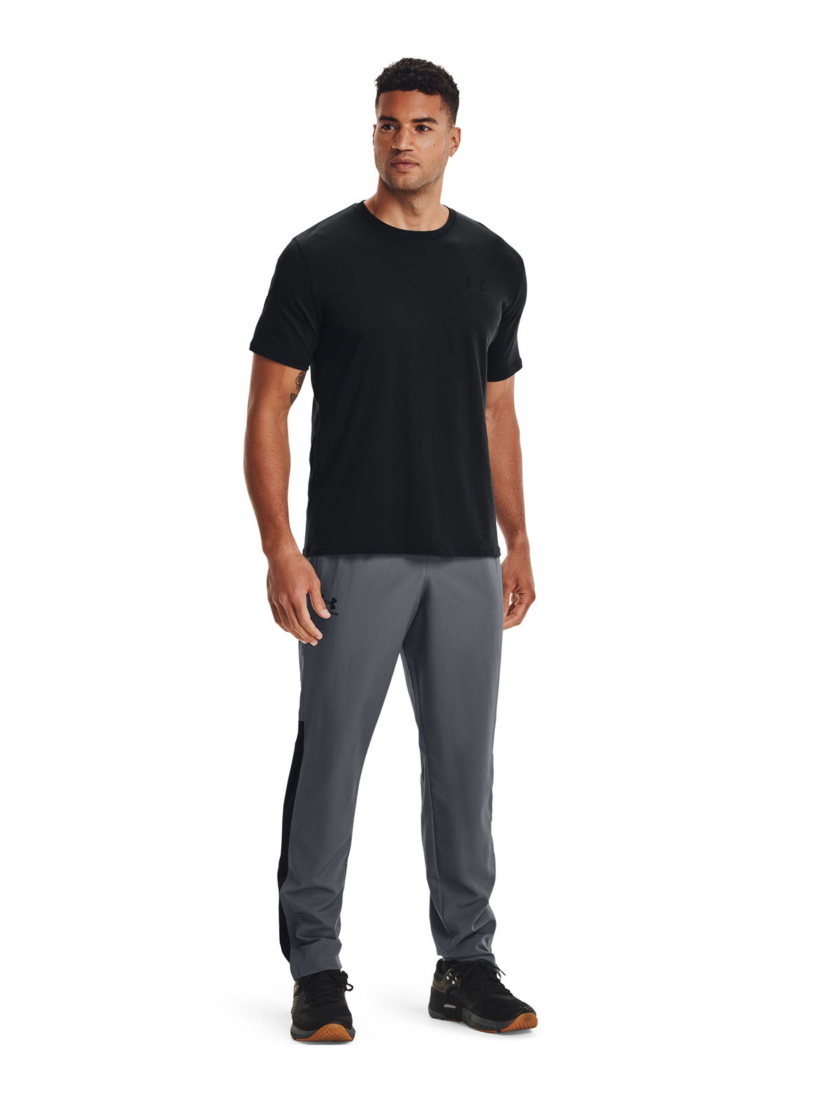 Pantalón Training Hombre Color Gris-5