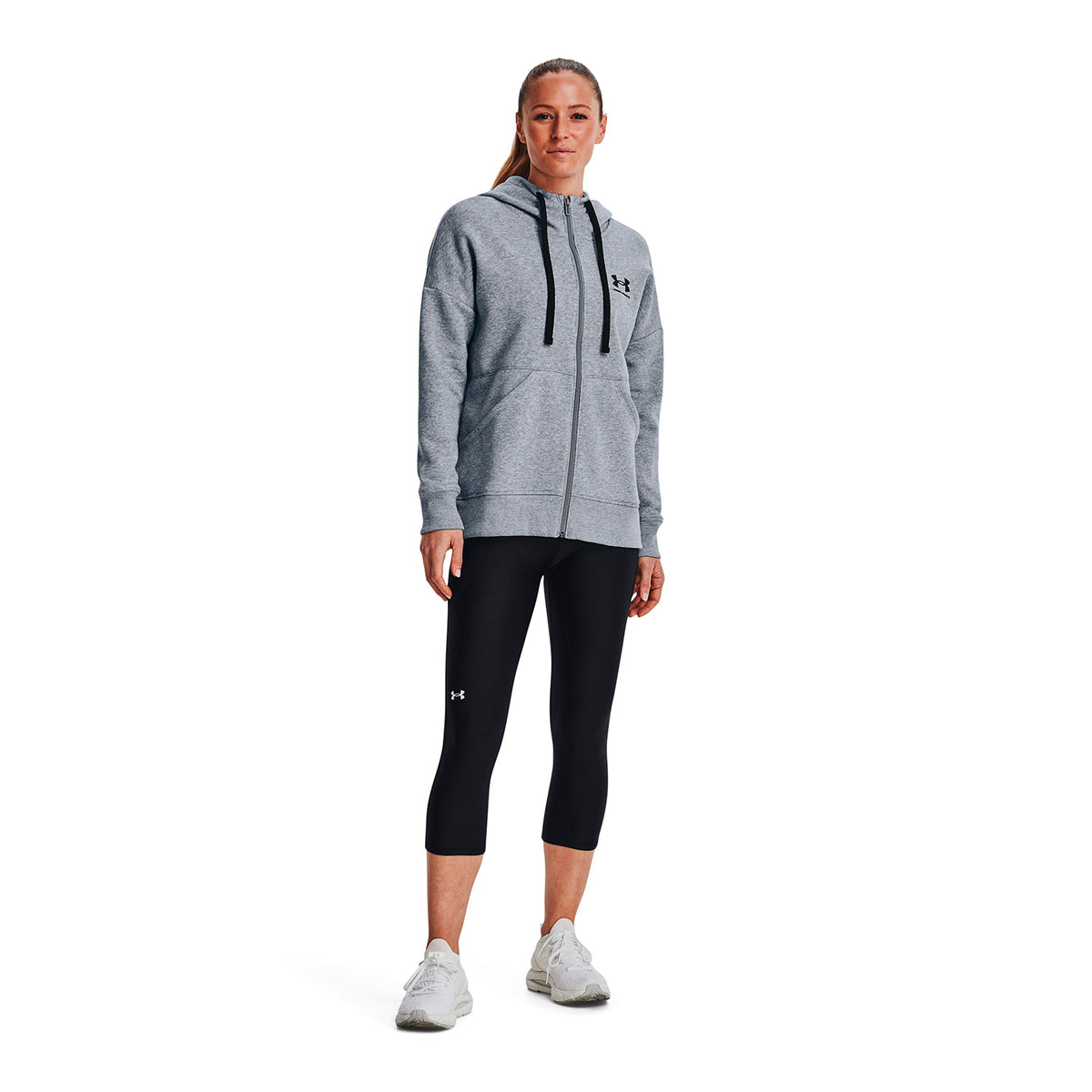 Buzo Training Mujer Color Gris-5