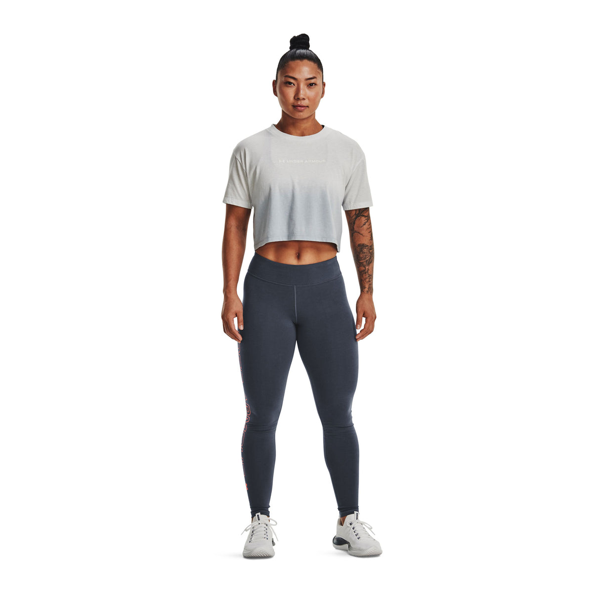 Leggings Training Mujer Color Gris-3