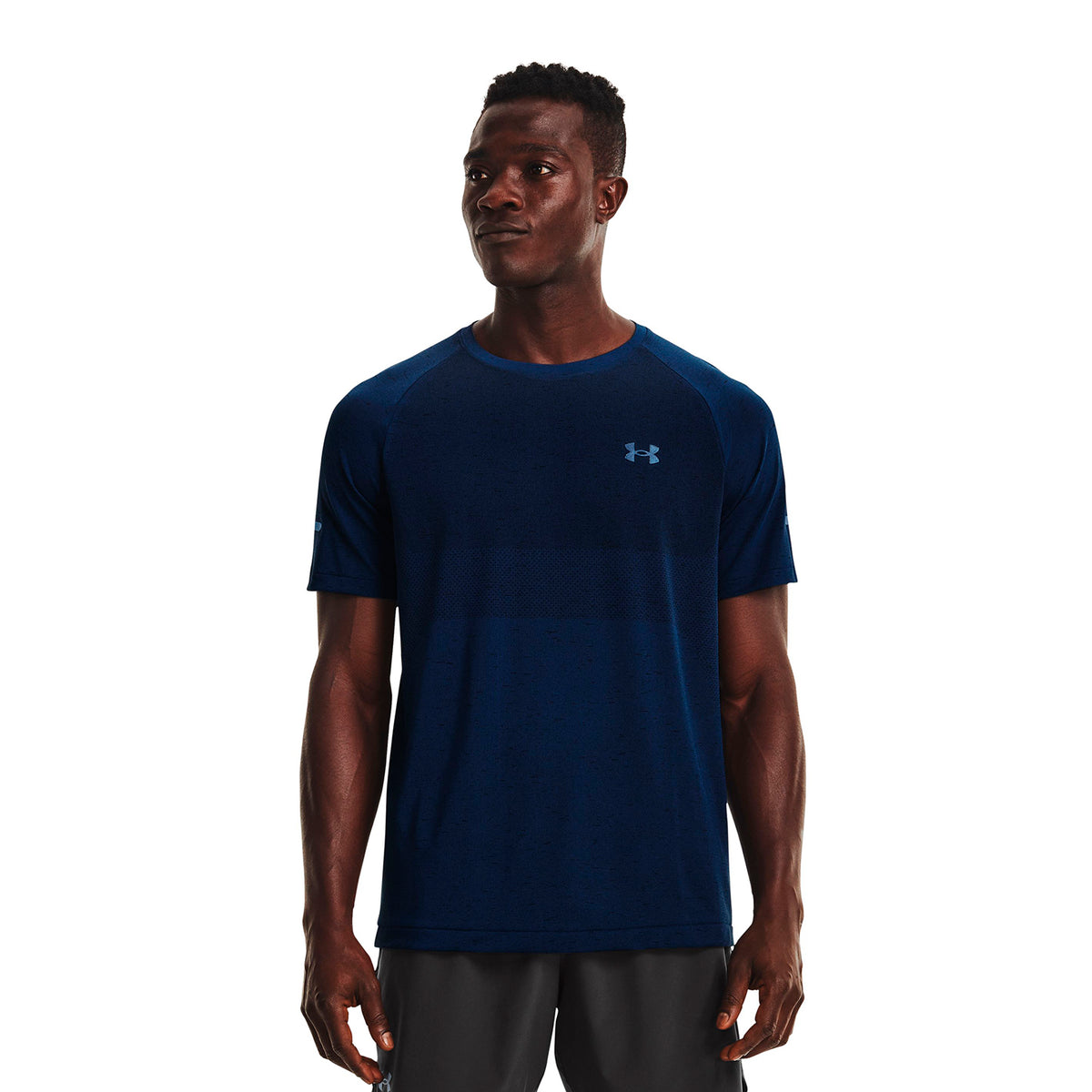Camiseta Running Hombre Color Azul-3