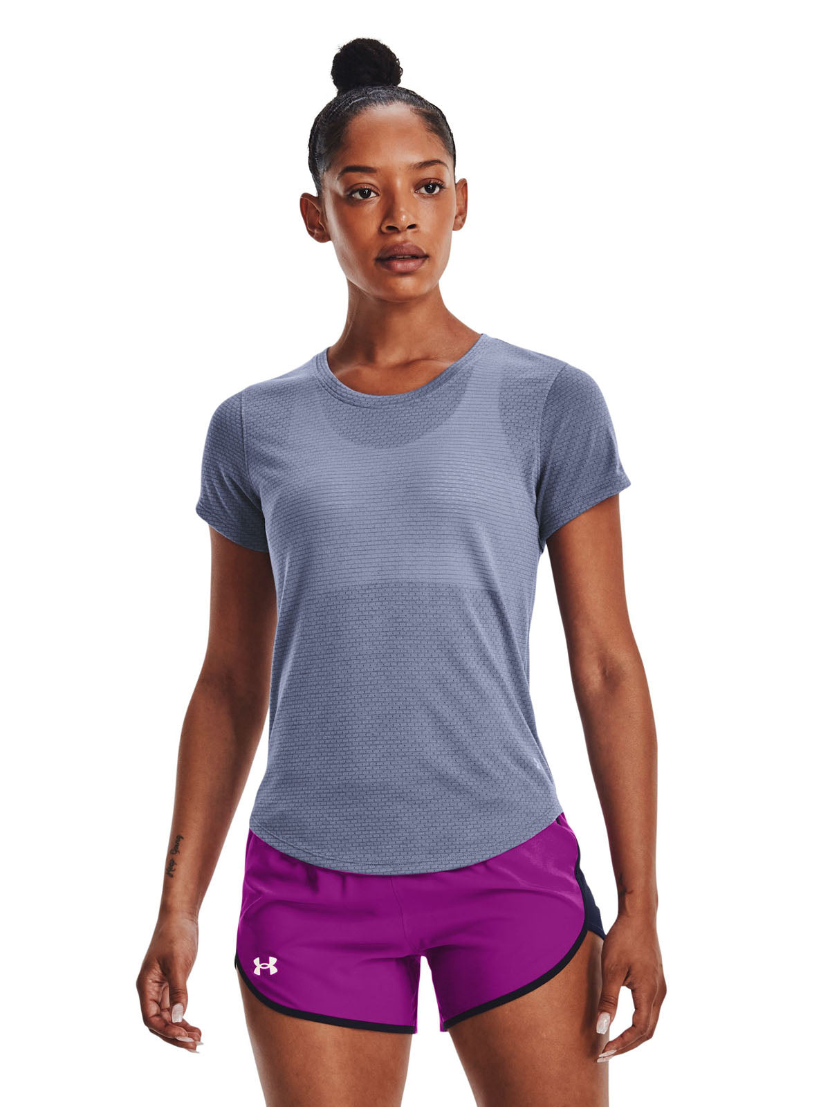 Camiseta Fútbol Mujer Color Morado-3