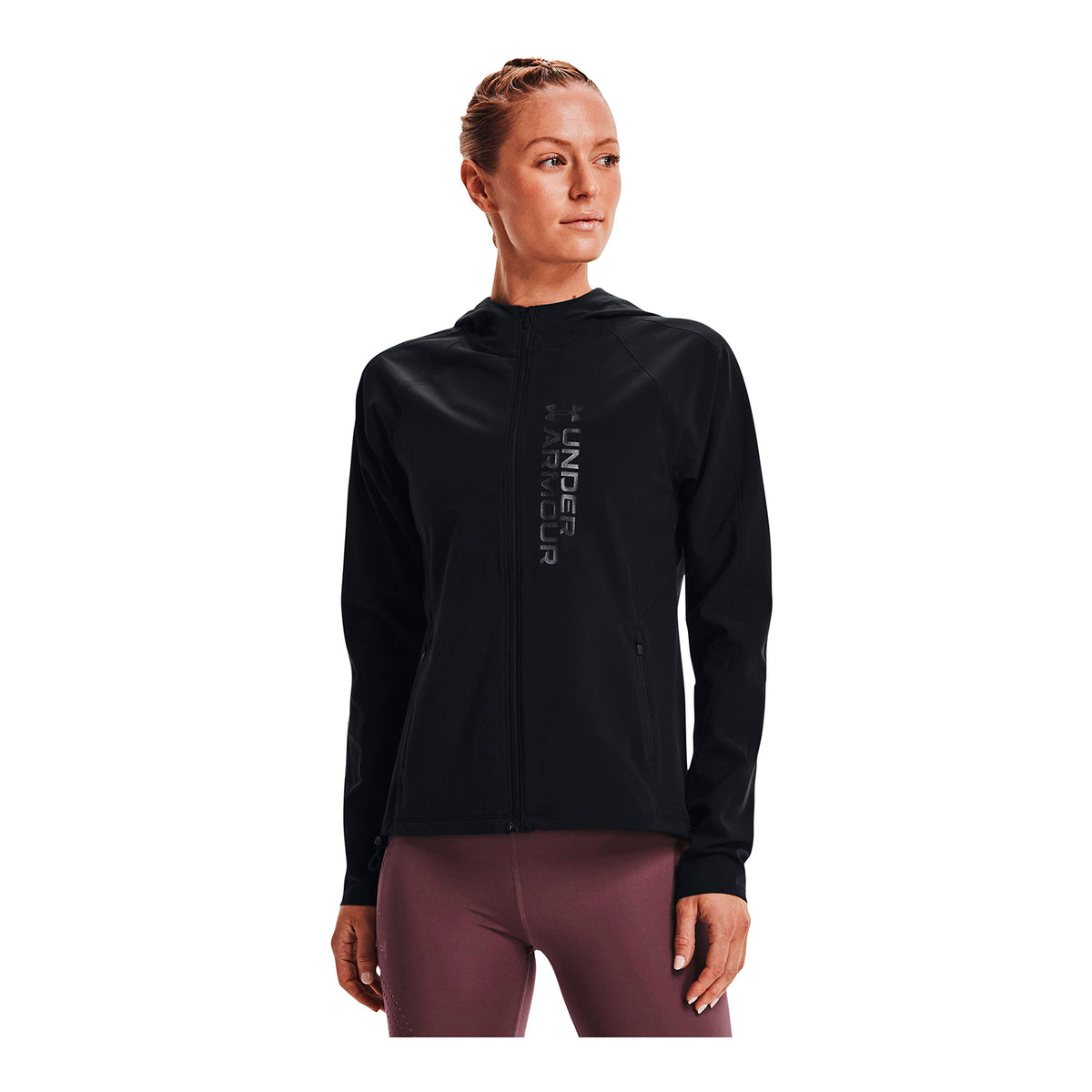 Chaqueta Running Mujer Color Negro-3