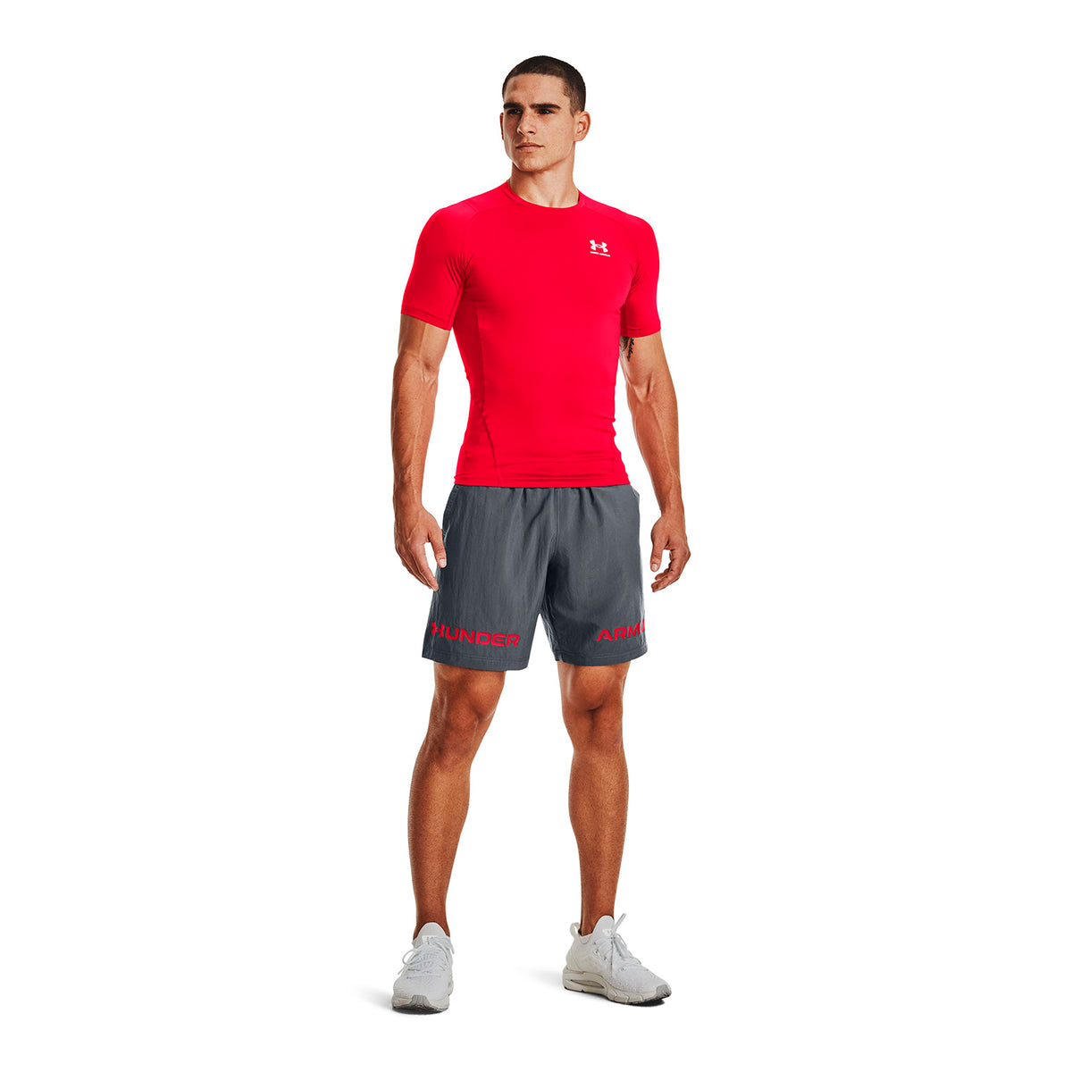Short Training Hombre Color Gris-5