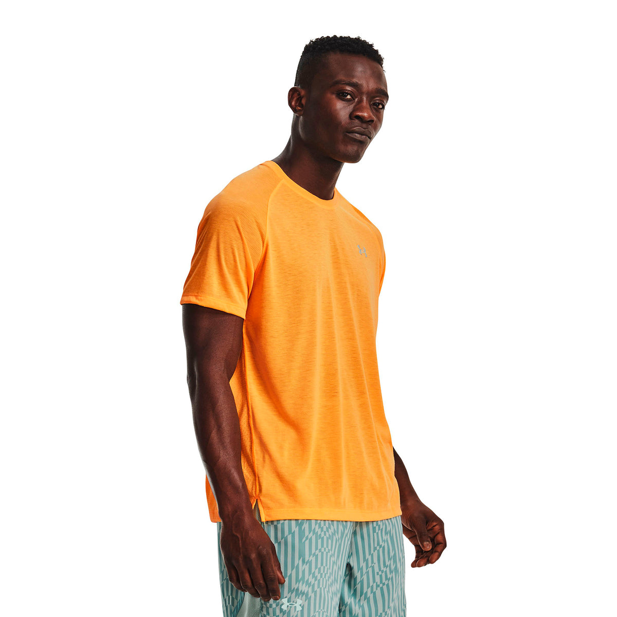 Camiseta Fútbol Hombre Color Naranja-3