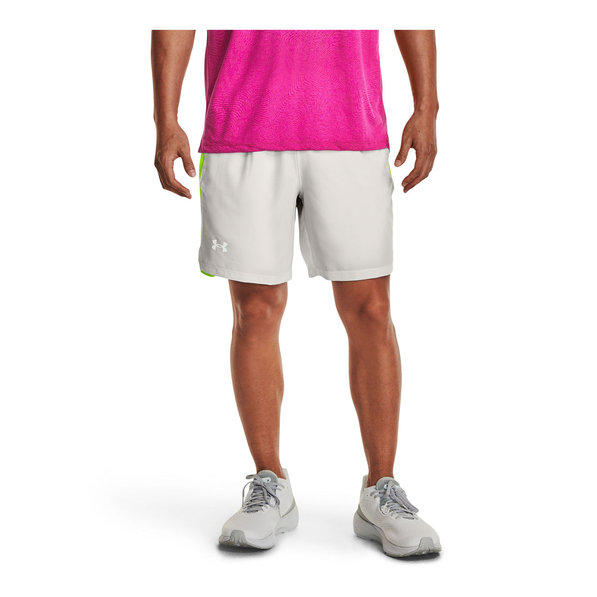 Short Running Hombre Color Gris-3