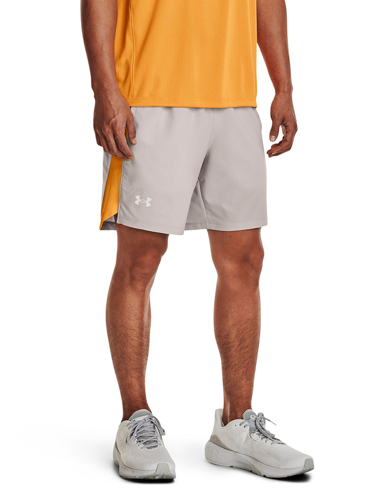 Short Running Hombre Color Gris-3