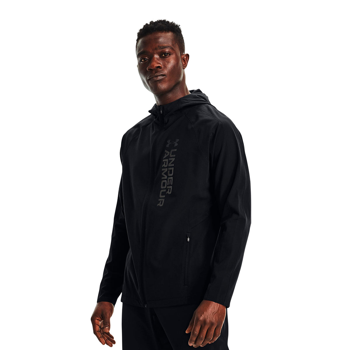 Chaqueta Running Hombre Color Negro-3