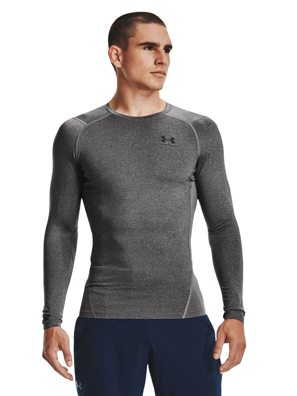 Camiseta de Compresión Fútbol Hombre Color Gris-3