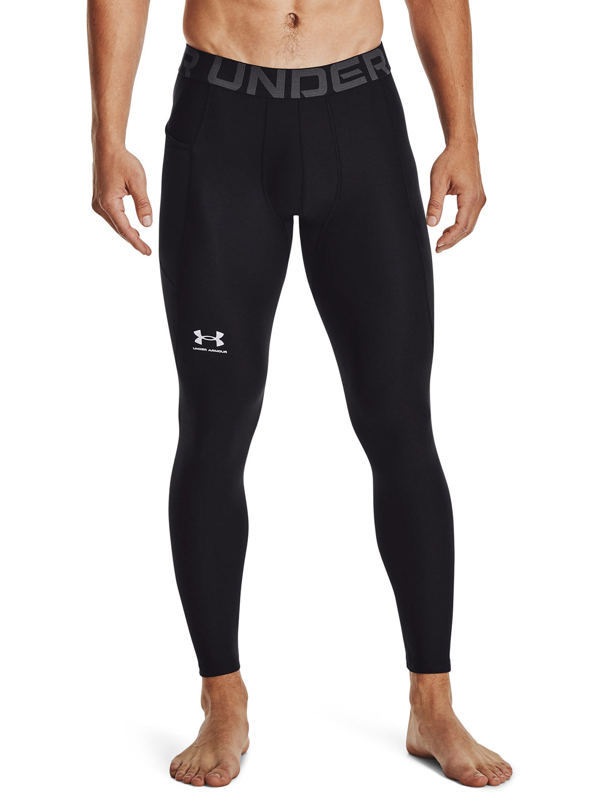 Leggings Fútbol Hombre Color Negro-3