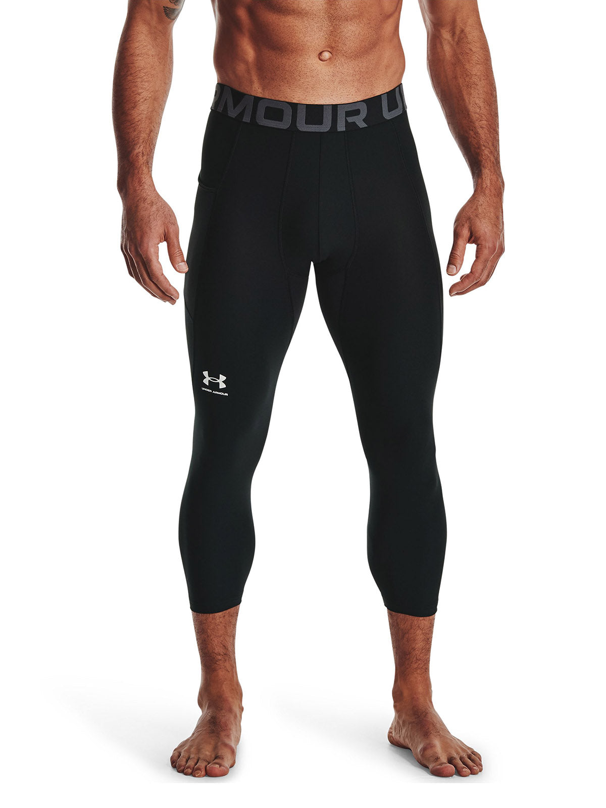 Leggings Fútbol Hombre Color Negro-3