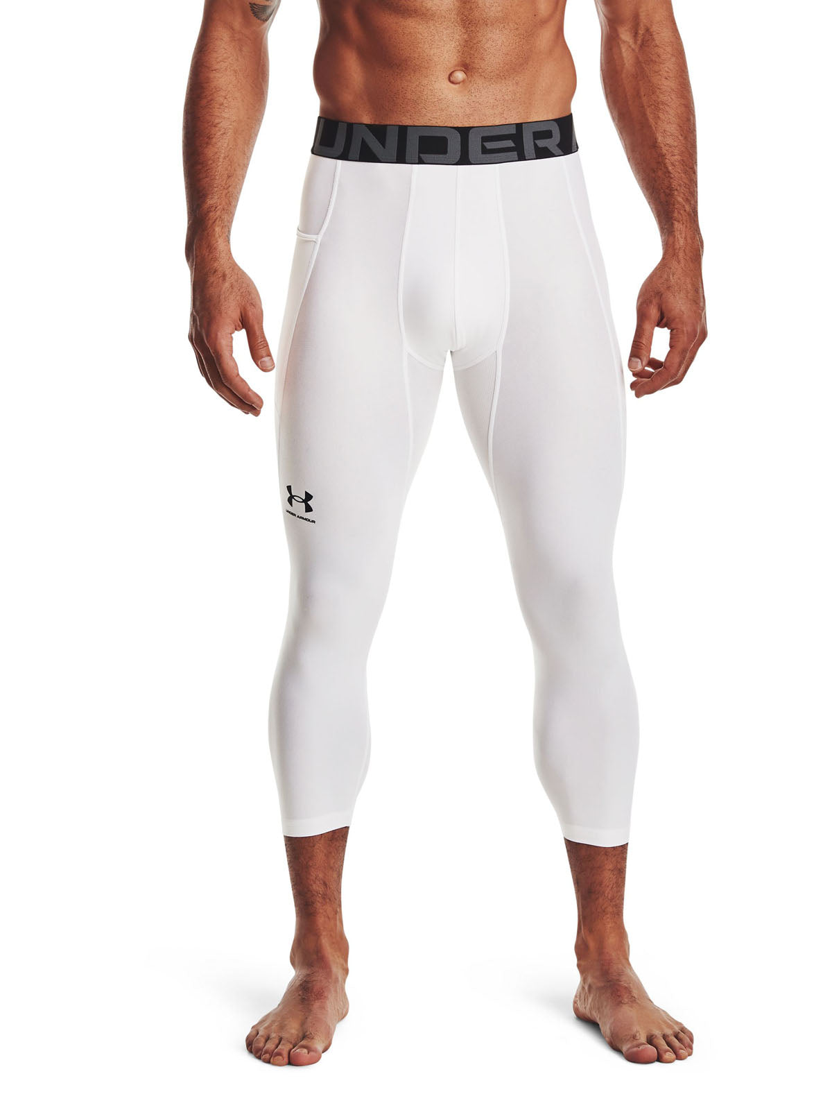 Leggings Training Hombre Color Blanco-3