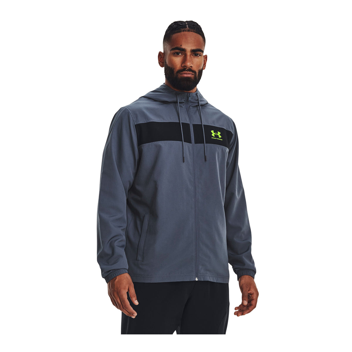 Chaqueta Training Hombre Color Gris-3