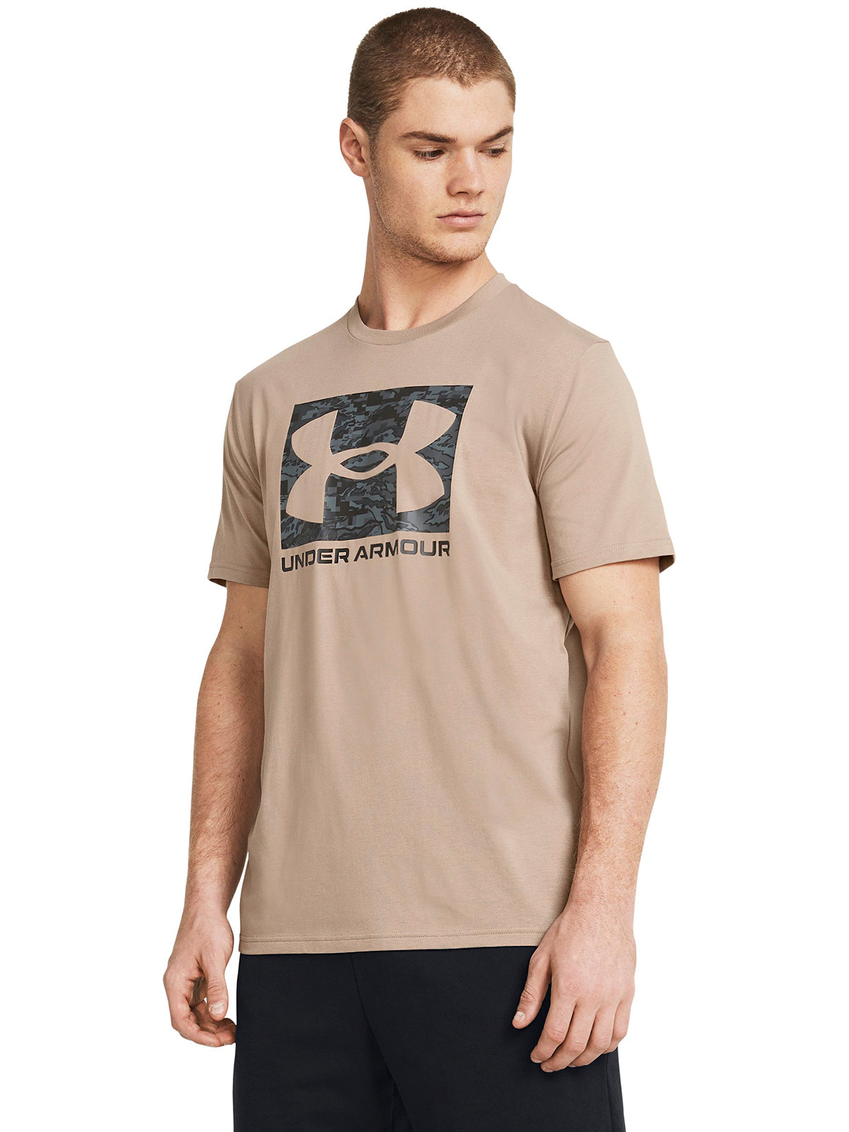 Camiseta Training Hombre Color Café-3