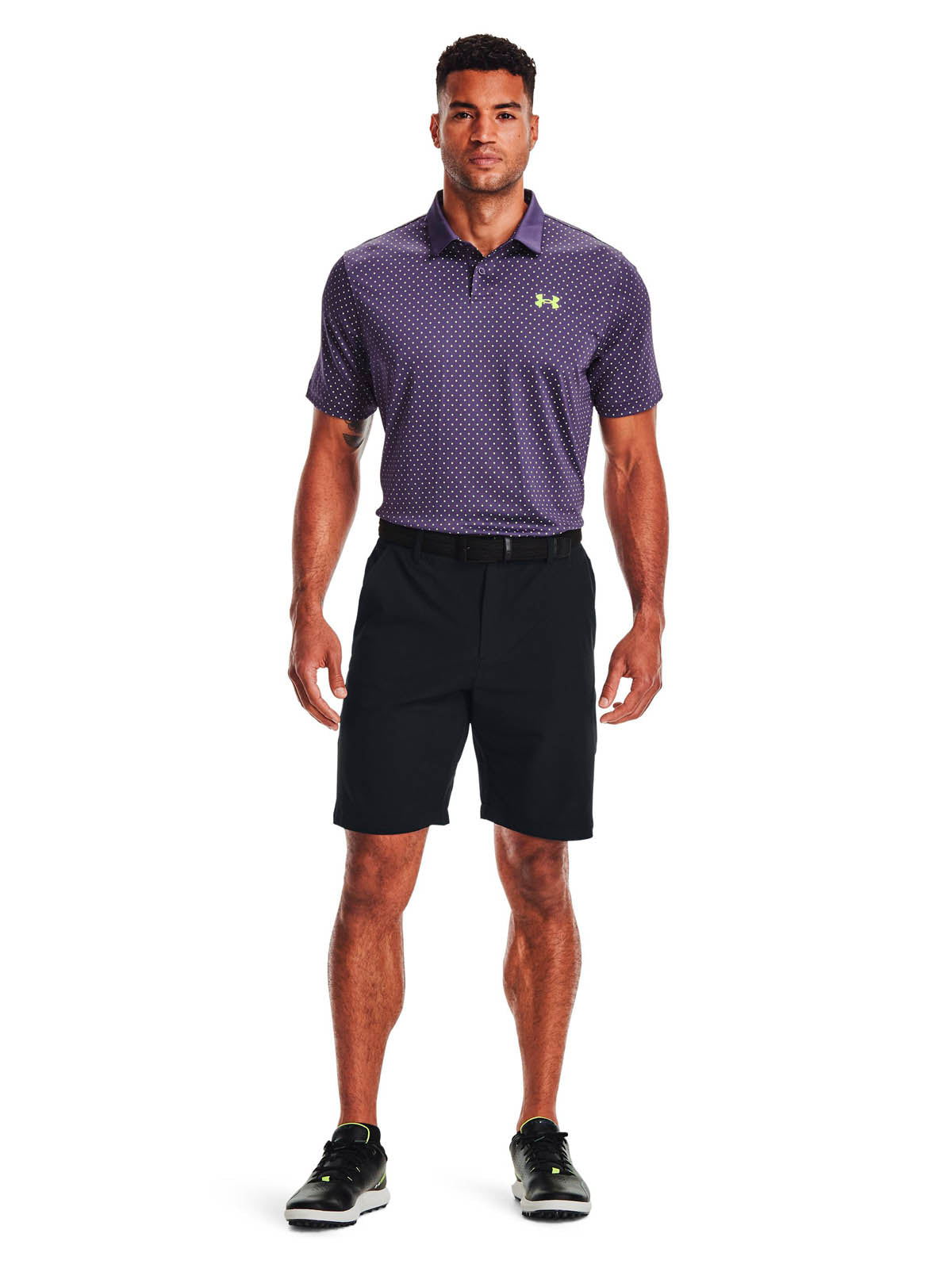 Short Golf Hombre Color Negro-5