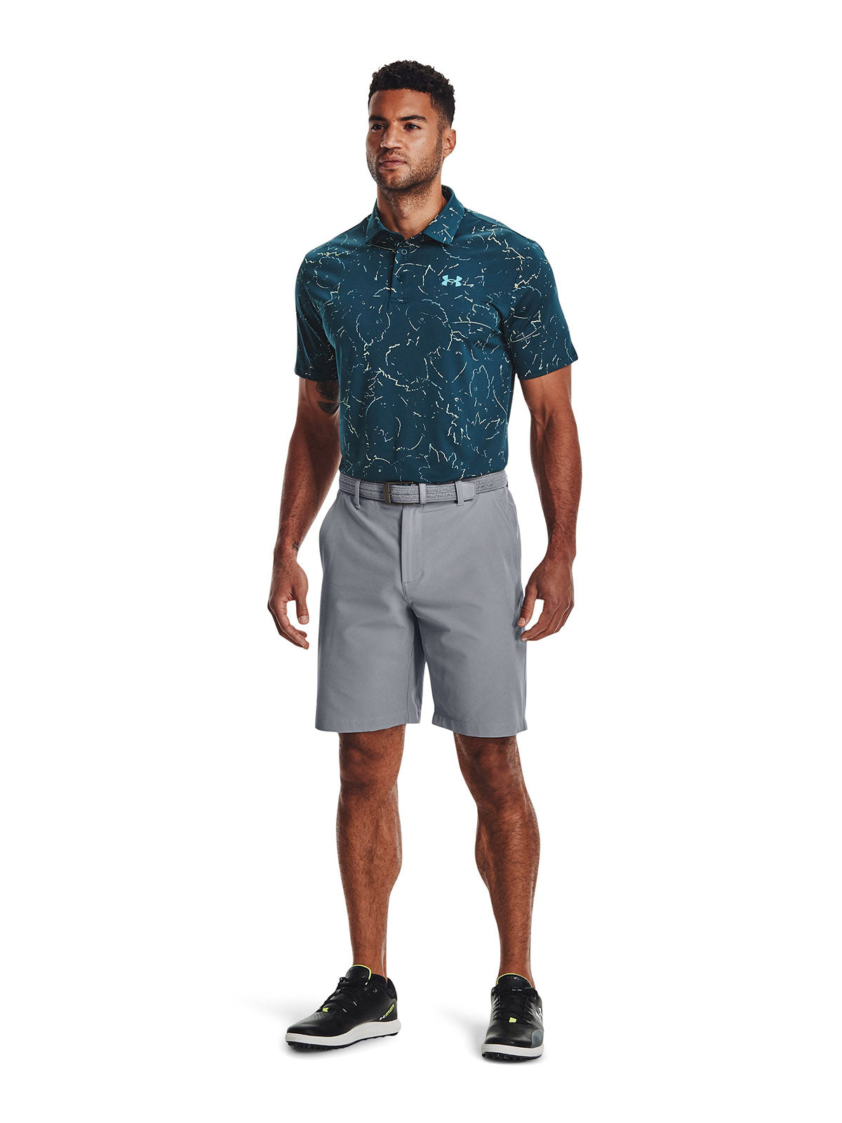 Short Golf Hombre Color Gris-5