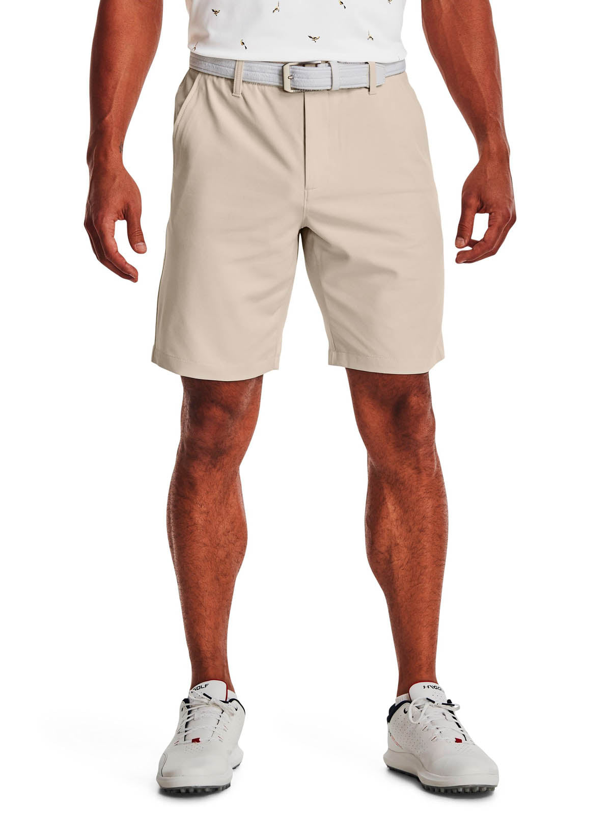 Short Golf Hombre Color Blanco-3