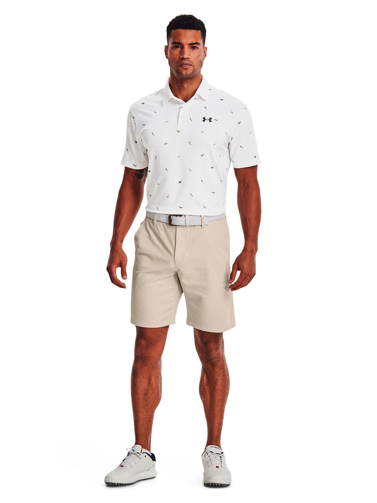 Short Golf Hombre Color Blanco-5