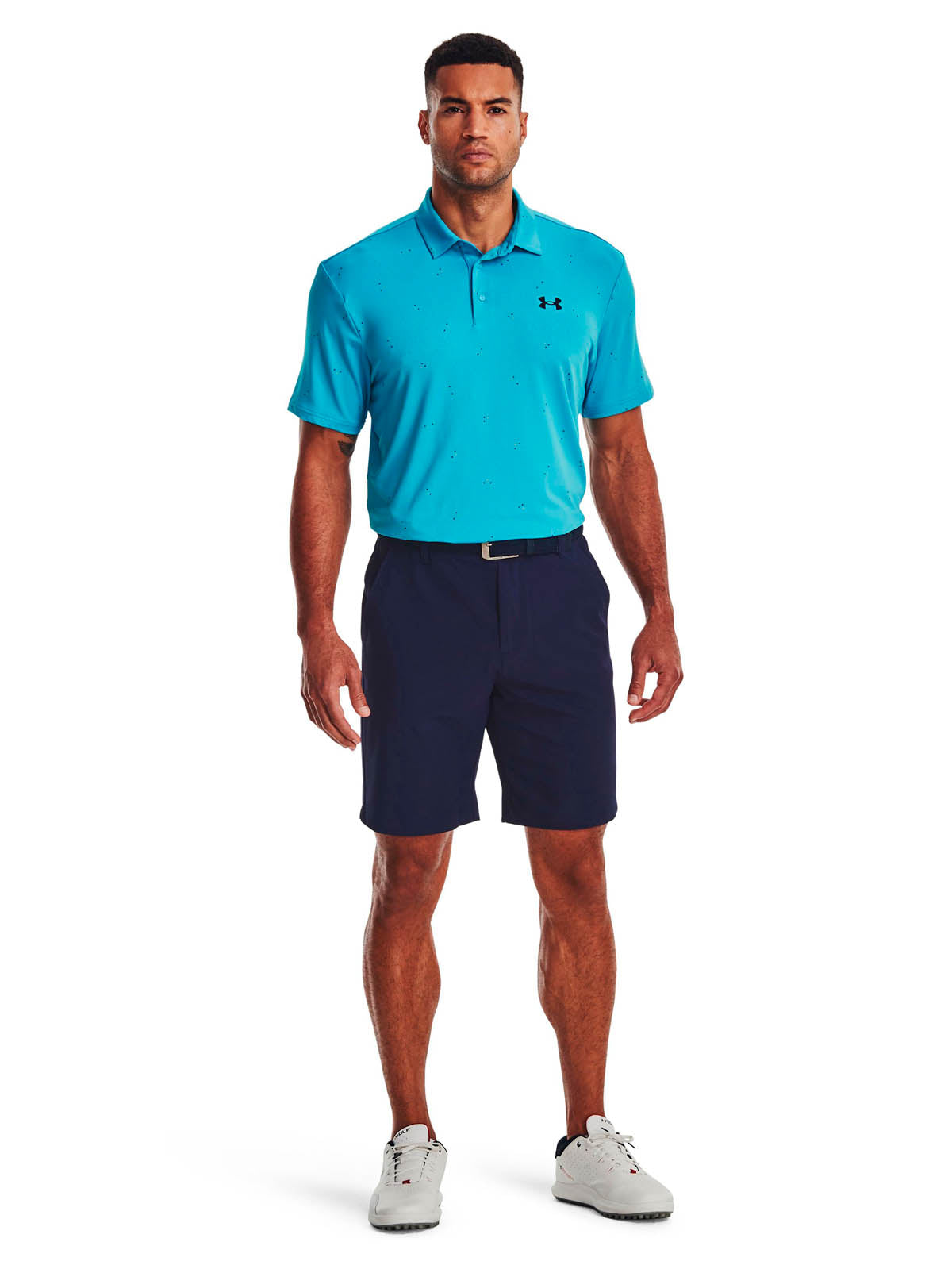Short Golf Hombre Color Azul-5