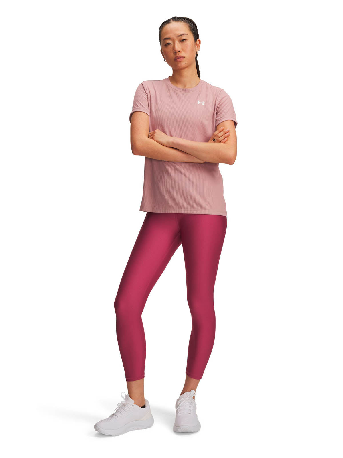 Leggings Training Mujer Color Rojo-3