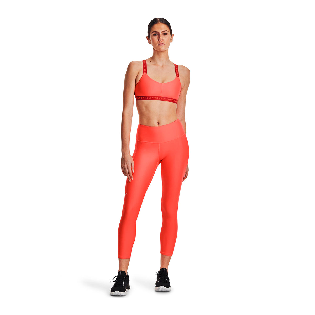 Leggings Training Mujer Color Naranja-5
