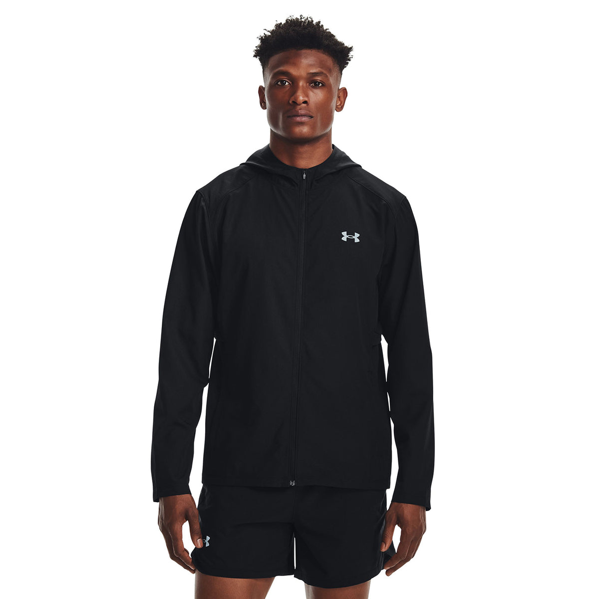 Chaqueta Running Hombre Color Negro-3