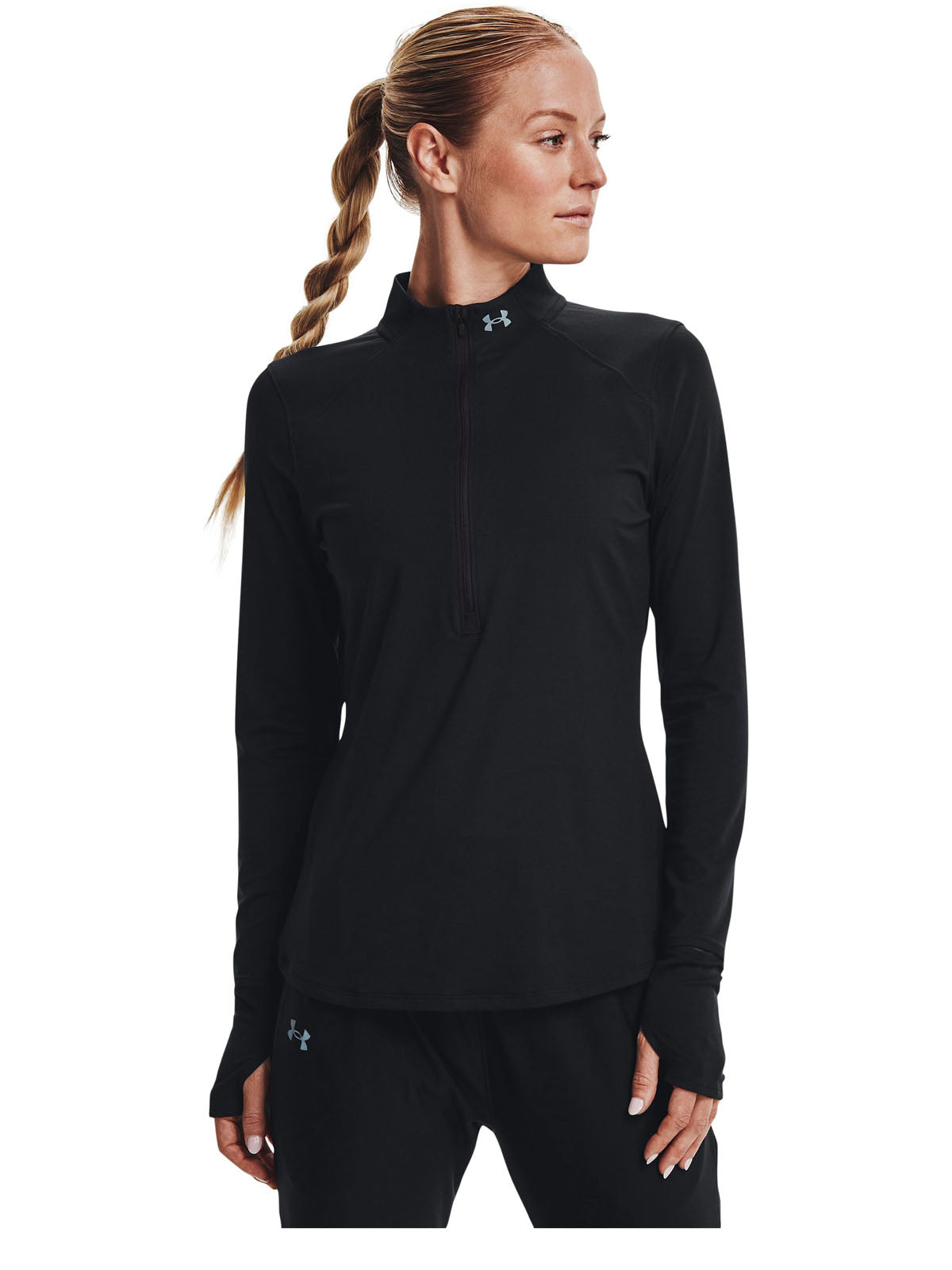 Camiseta Running Mujer Color Negro-3