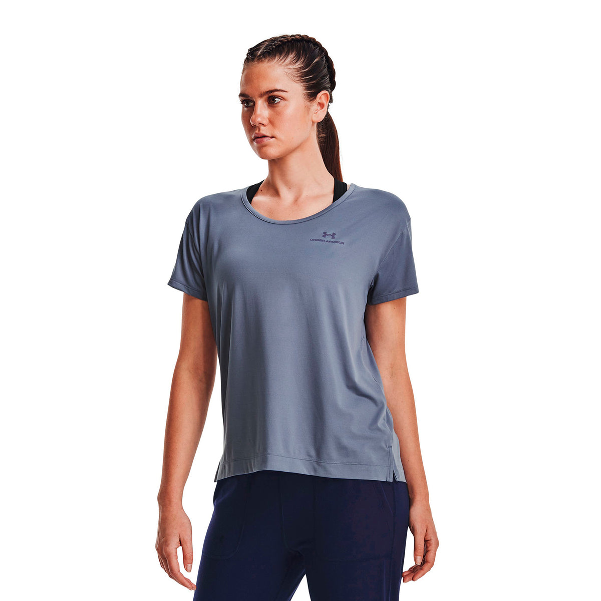 Camiseta Fútbol Mujer Color Morado-3