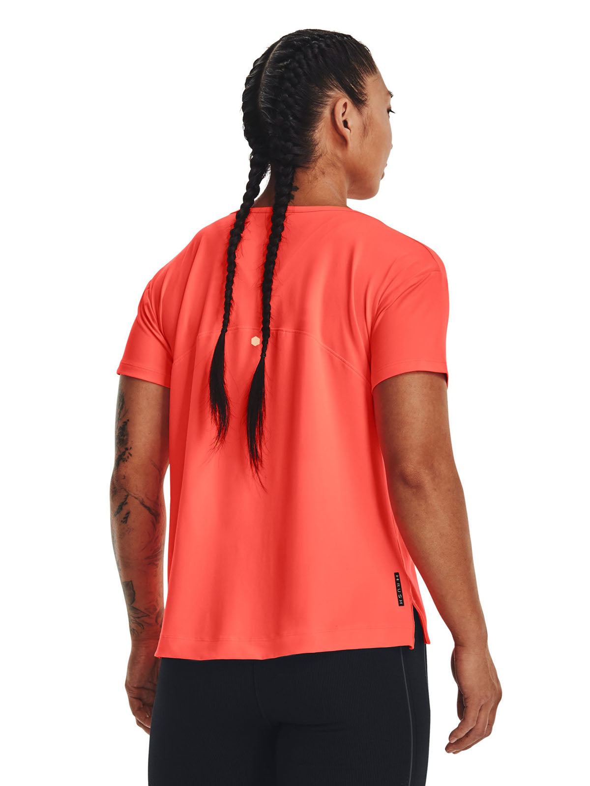 Camiseta Training Mujer Color Naranja-4