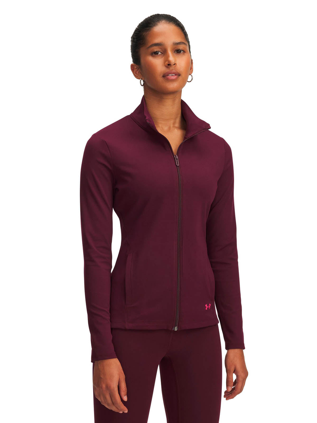 Chaqueta Training Mujer Color Rojo-1