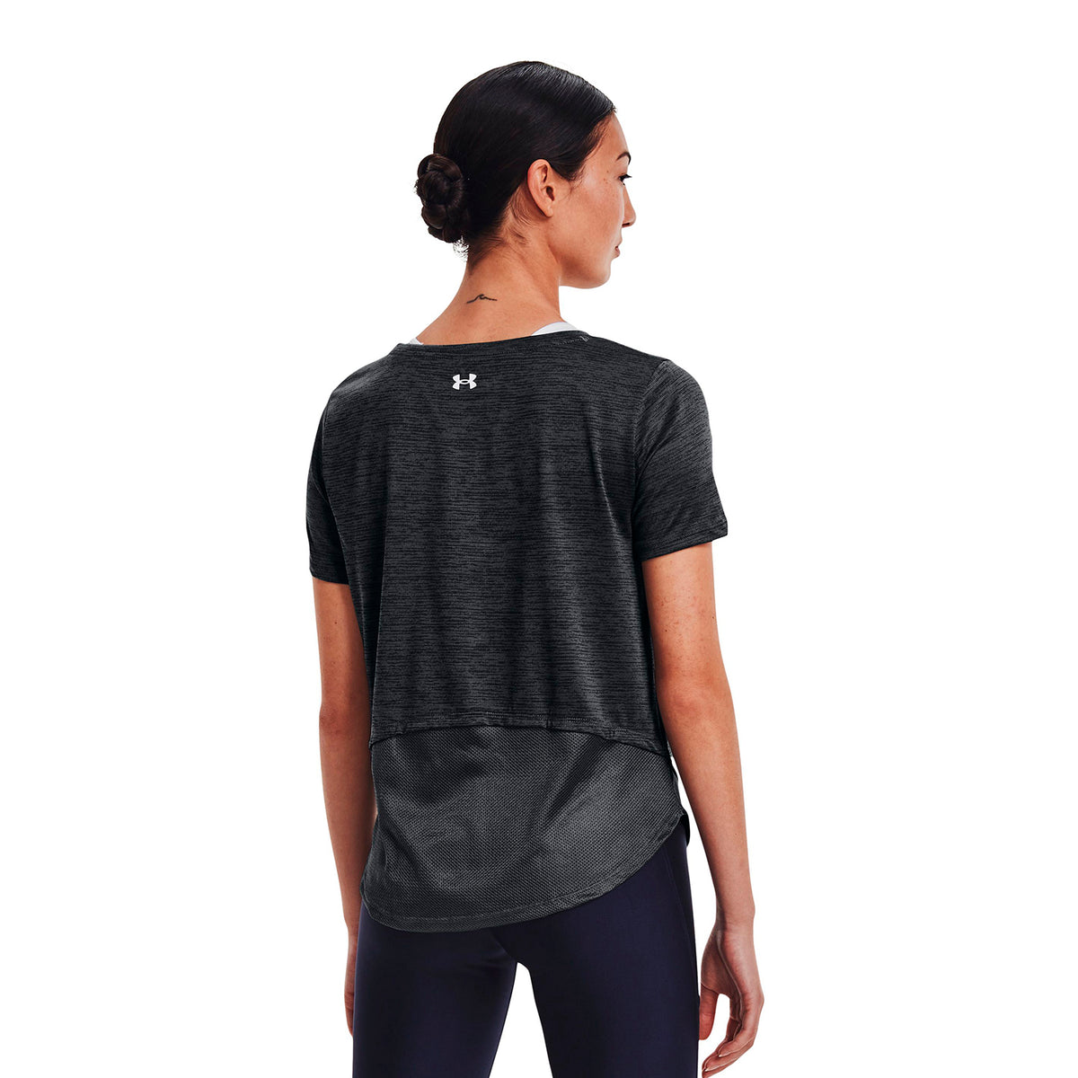 Camiseta Fútbol Mujer Color Negro-4