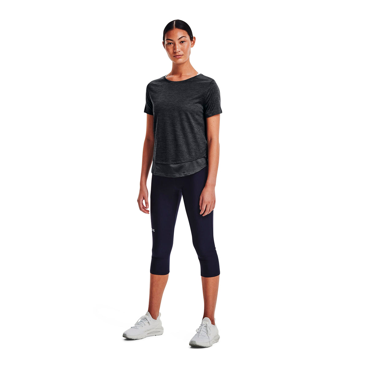 Camiseta Fútbol Mujer Color Negro-5