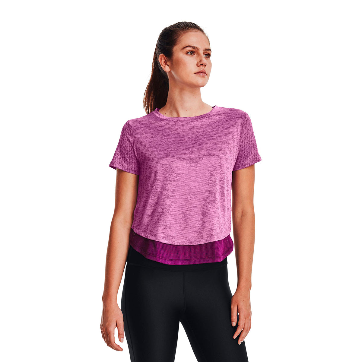 Camiseta Fútbol Mujer Color Morado-3