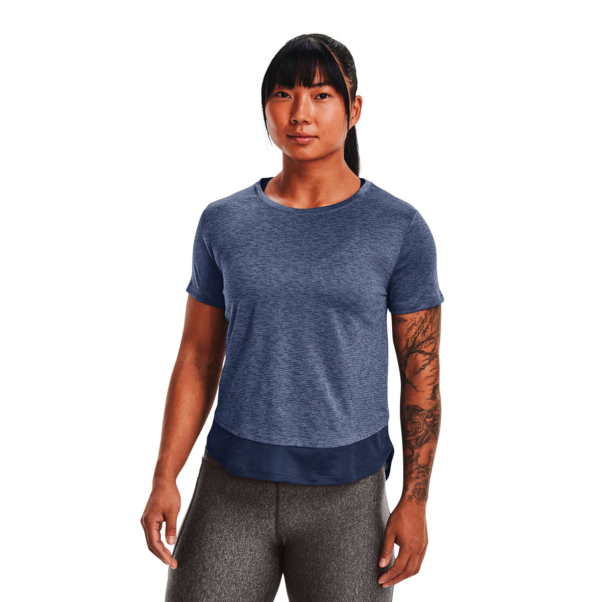 Camiseta Fútbol Mujer Color Morado-3