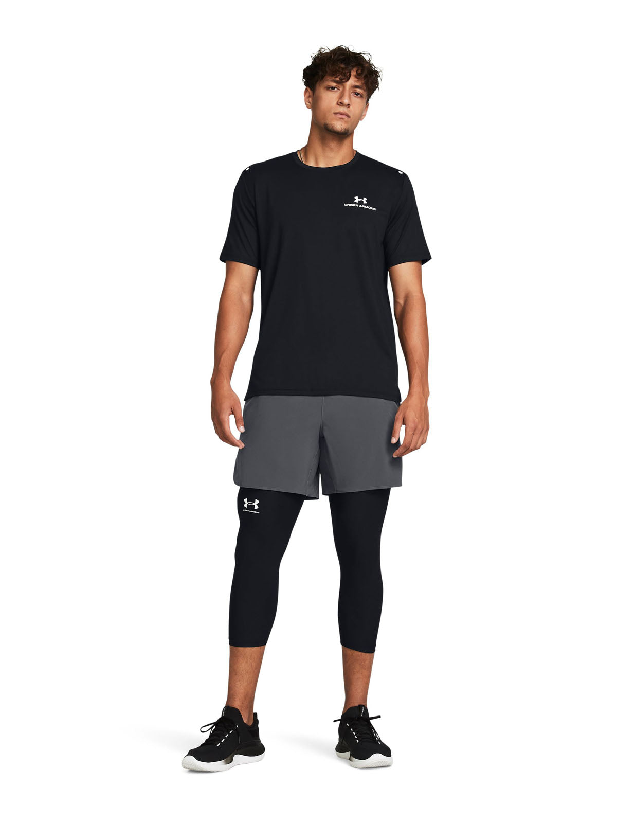 Camiseta Fútbol Hombre Color Negro-5