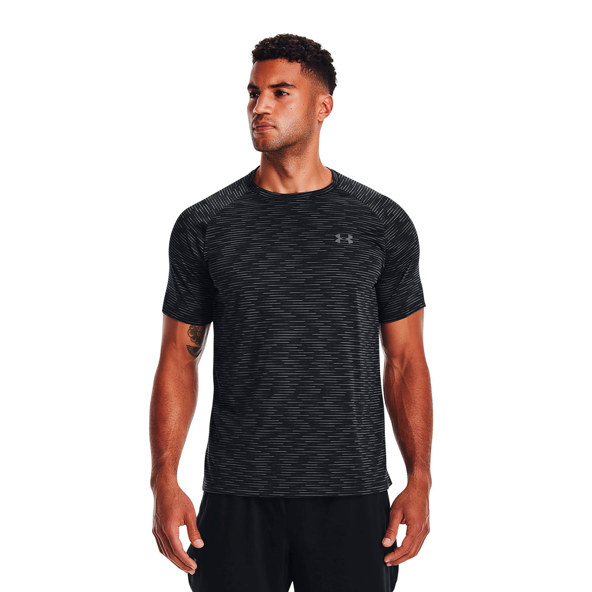Camiseta Fútbol Hombre Color Negro-3