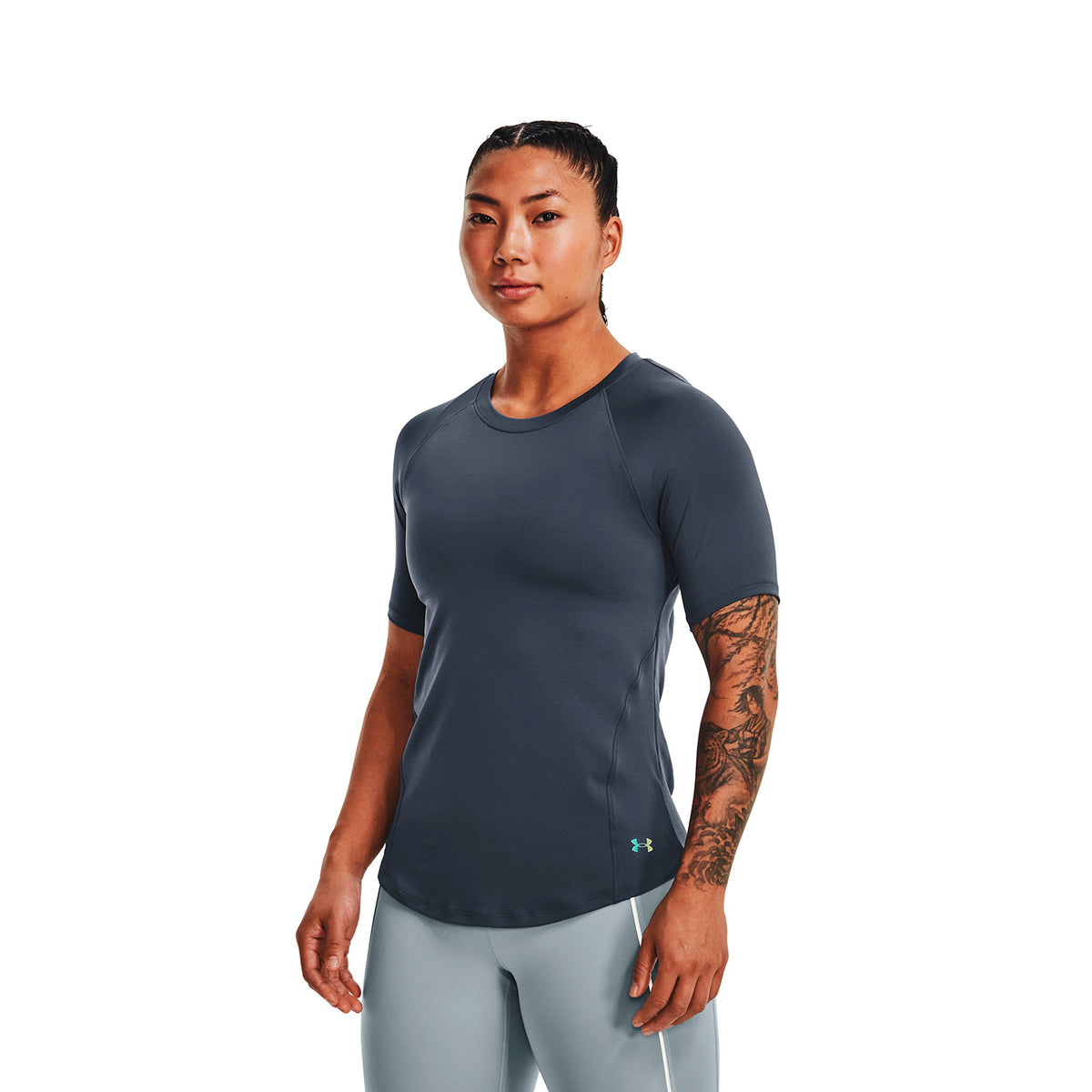 Camiseta Fútbol Mujer Color Gris-3