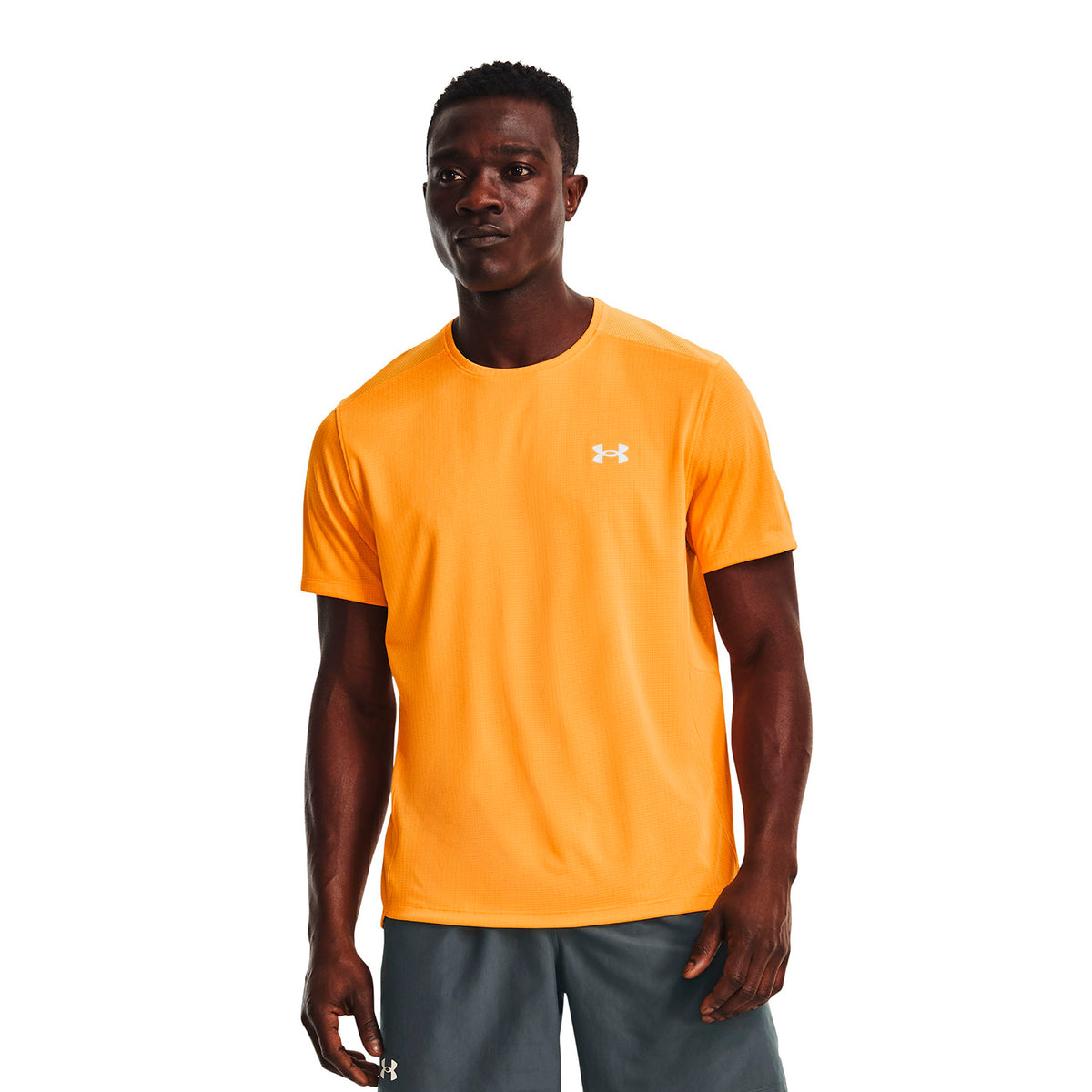 Camiseta Fútbol Hombre Color Naranja-3