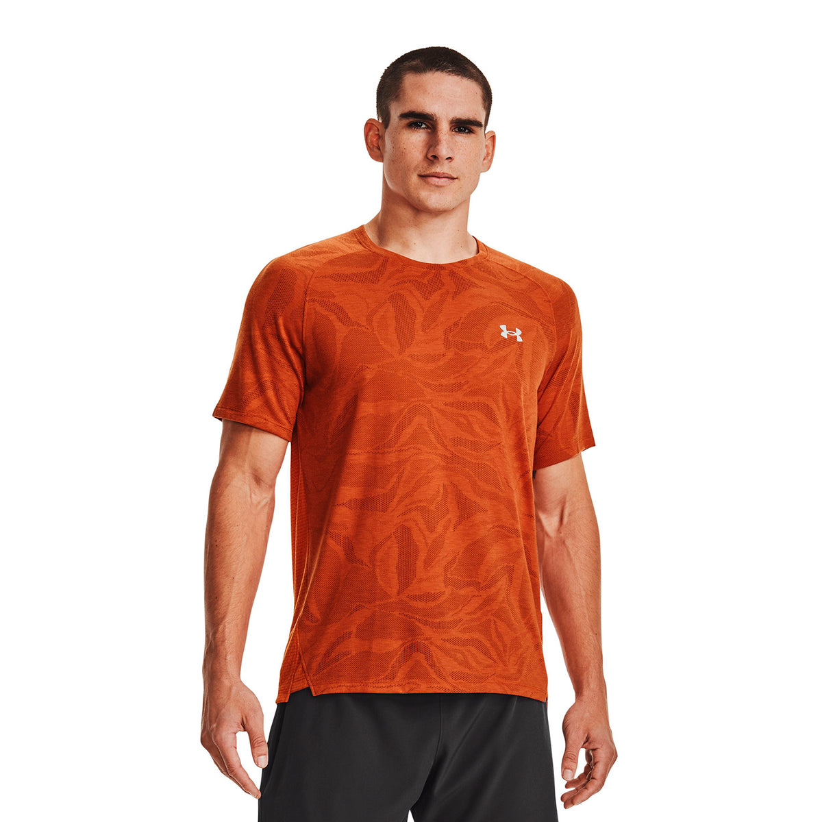 Camiseta Running Hombre Color Naranja-3