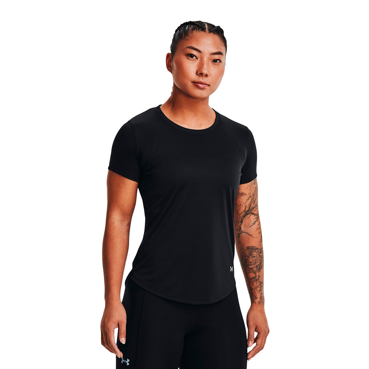 Camiseta Fútbol Mujer Color Negro-3