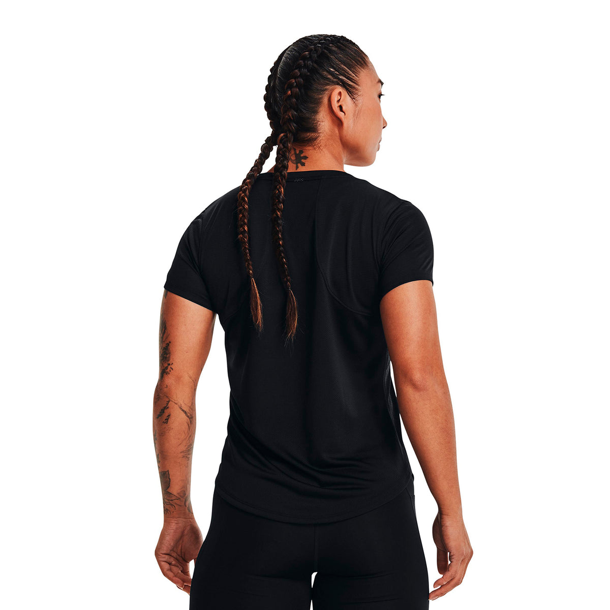 Camiseta Fútbol Mujer Color Negro-4
