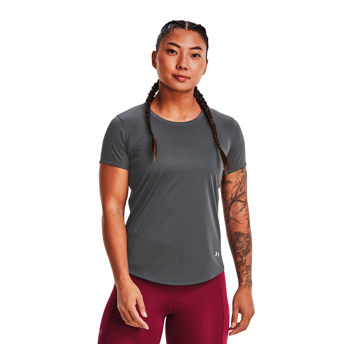 Camiseta Fútbol Mujer Color Gris-3