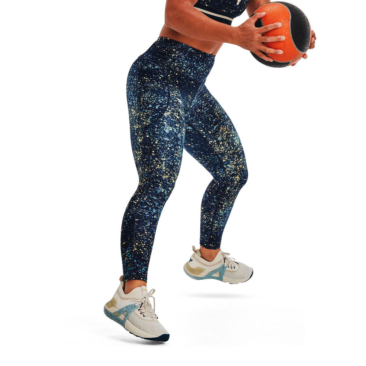 Leggings Training Mujer Color Azul-3
