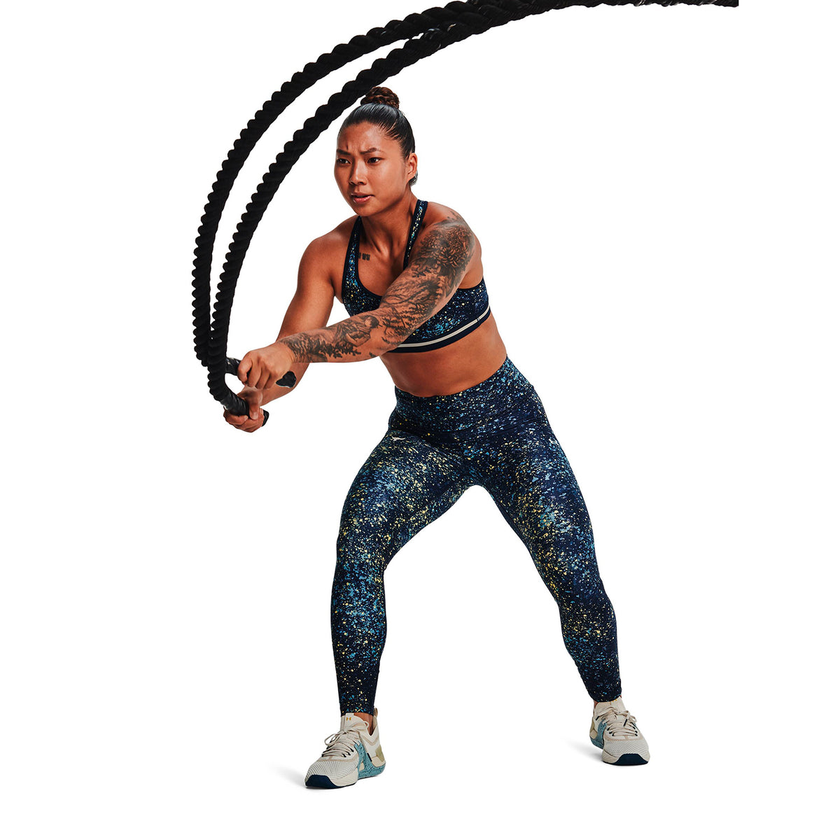 Leggings Training Mujer Color Azul-5